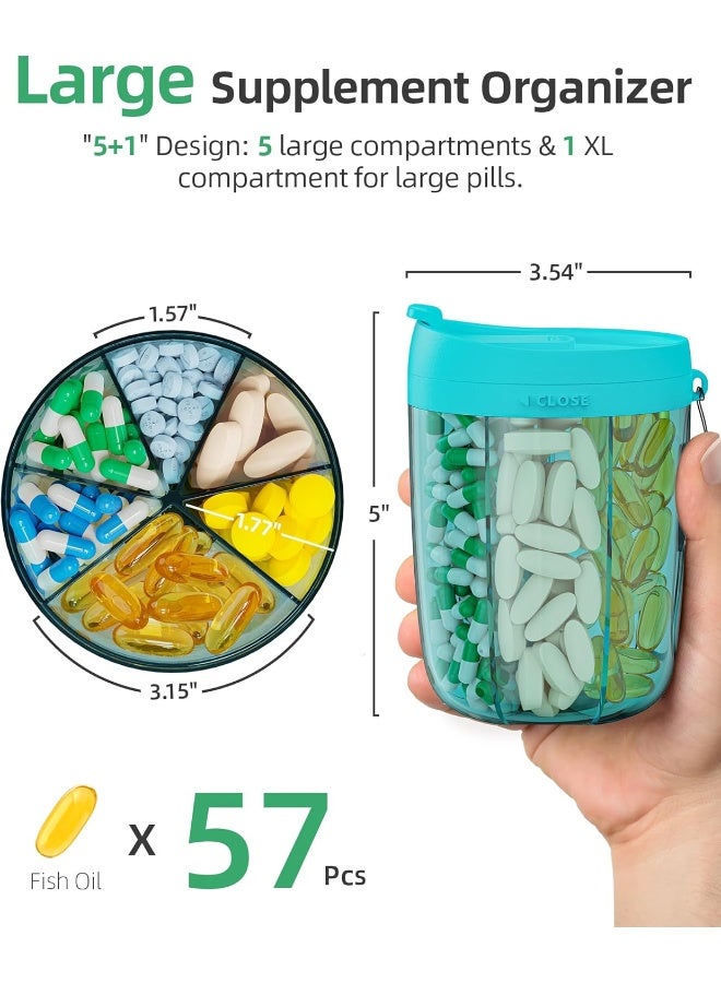 PULIV Large Supplement Organizer Bottle - Image 2